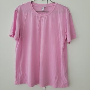 & Other Stories Pink Cupro T-Shirt